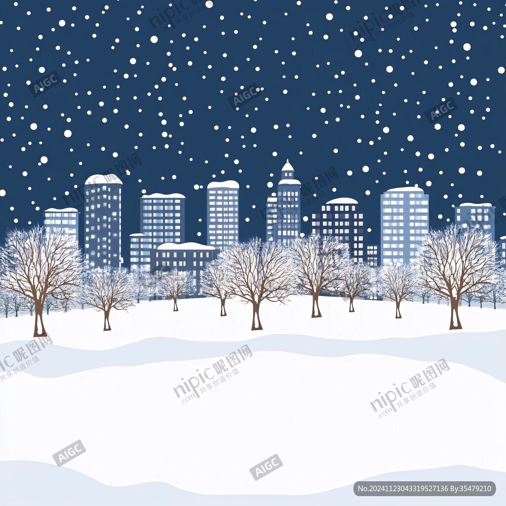 冬季城市