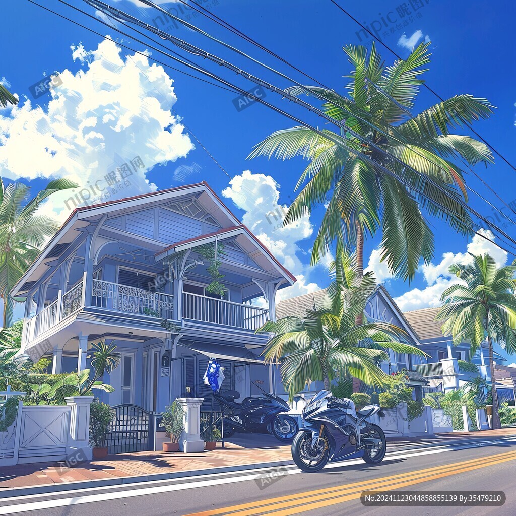 動(dòng)漫場景插畫