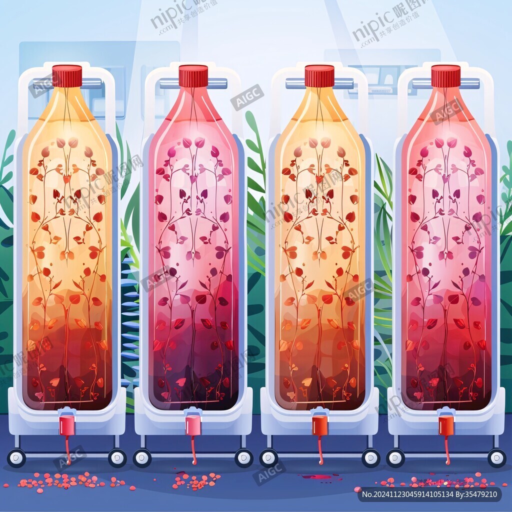 枸杞原漿插畫