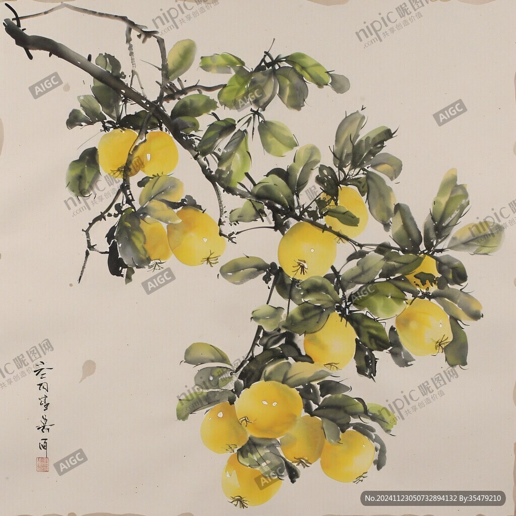砂糖桔版畫(huà)