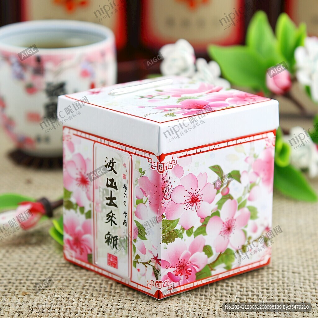 茶類包裝小花