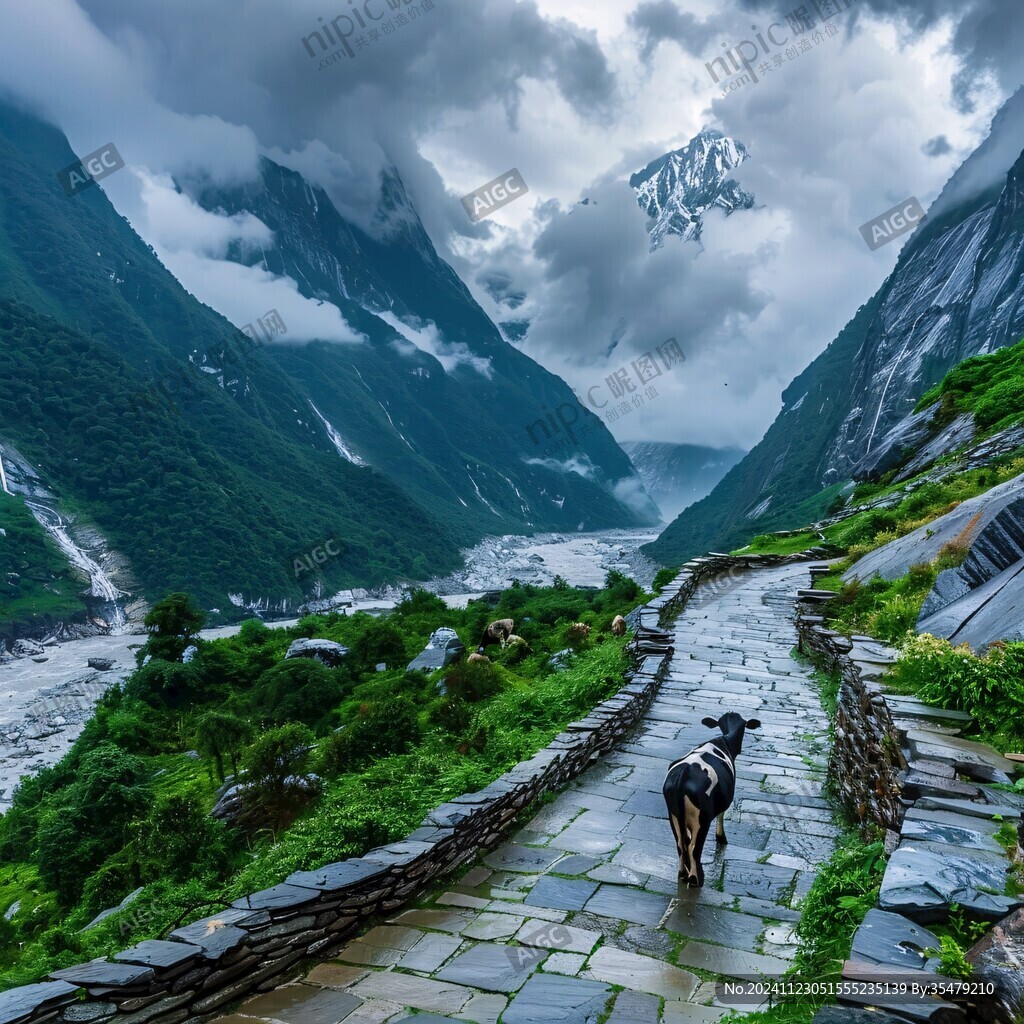 虎跳峽風(fēng)光壁紙