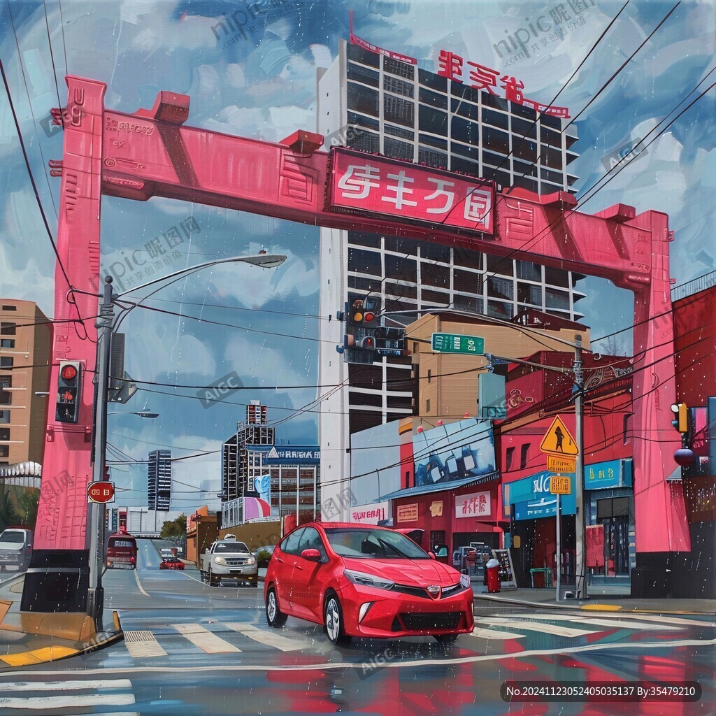 市中插畫