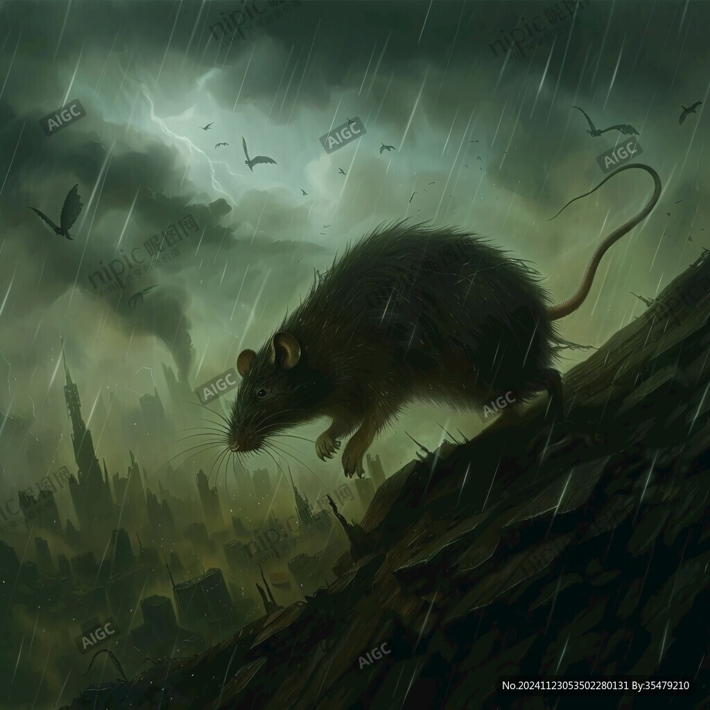 煙雨插畫