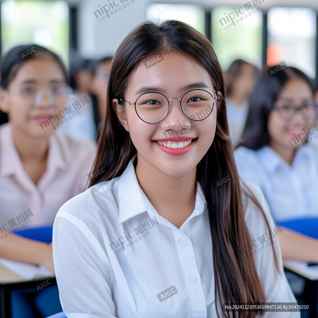 學(xué)生的微笑