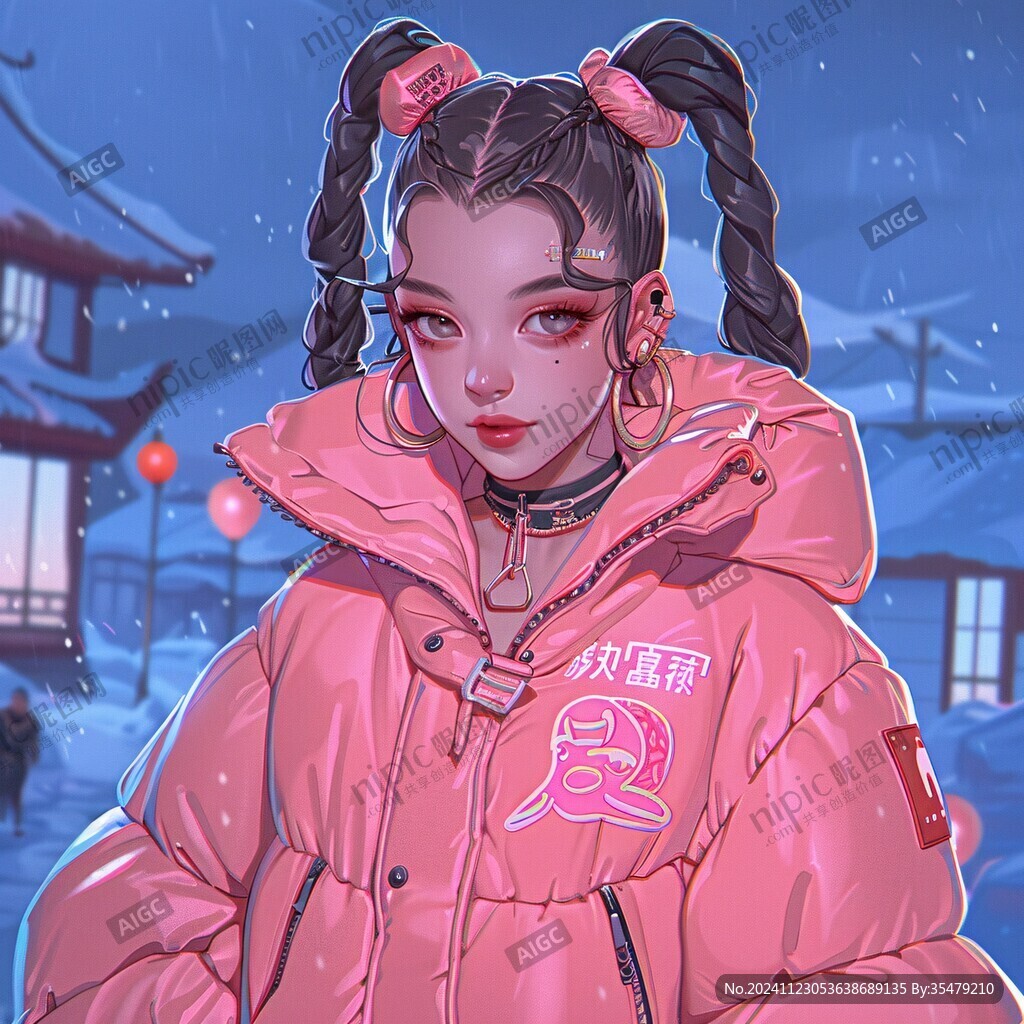 網(wǎng)紅潮流插畫