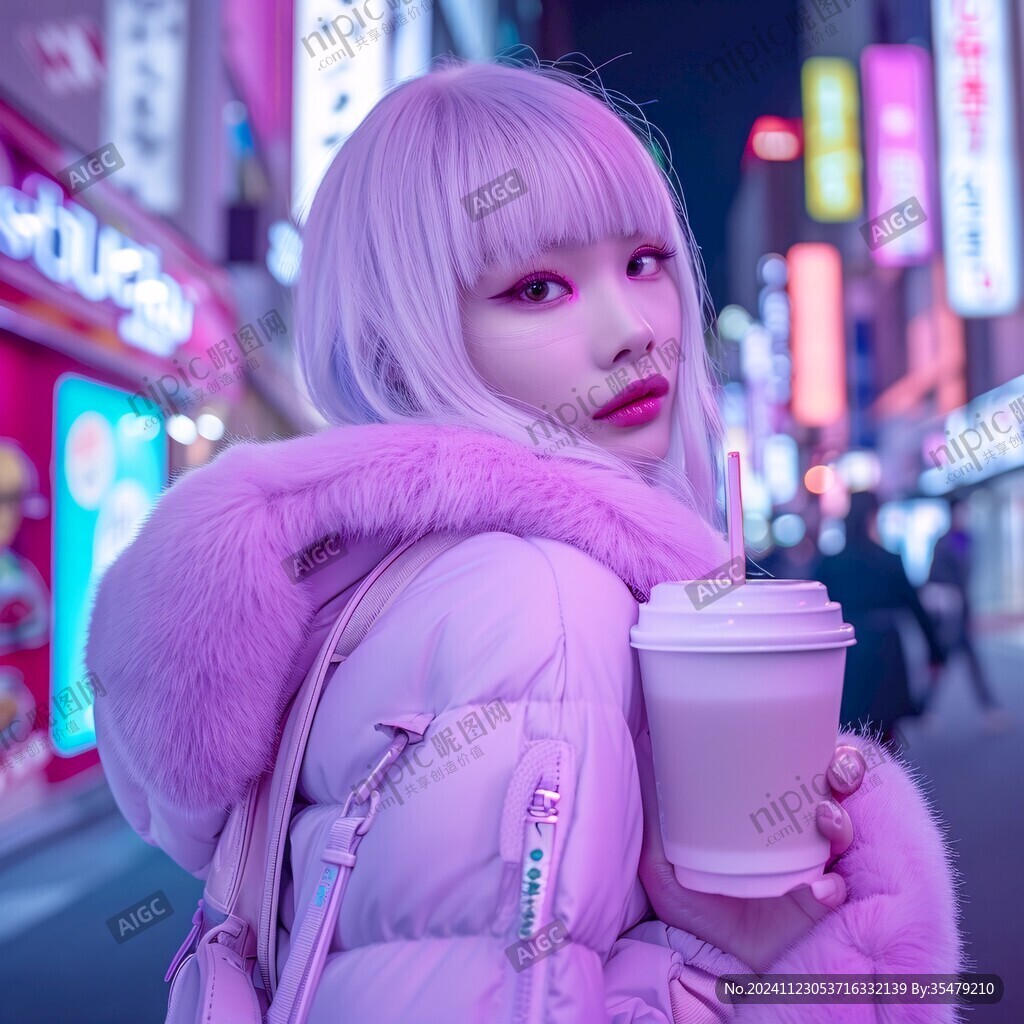 粉發(fā)少女