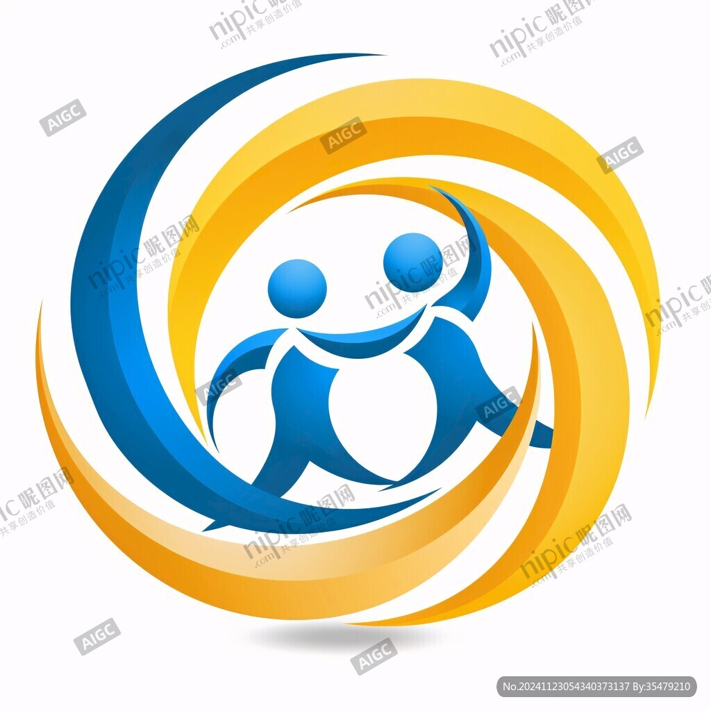 企業(yè)團(tuán)結(jié)小人logo