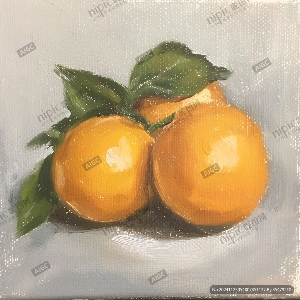 手繪杷杷柑