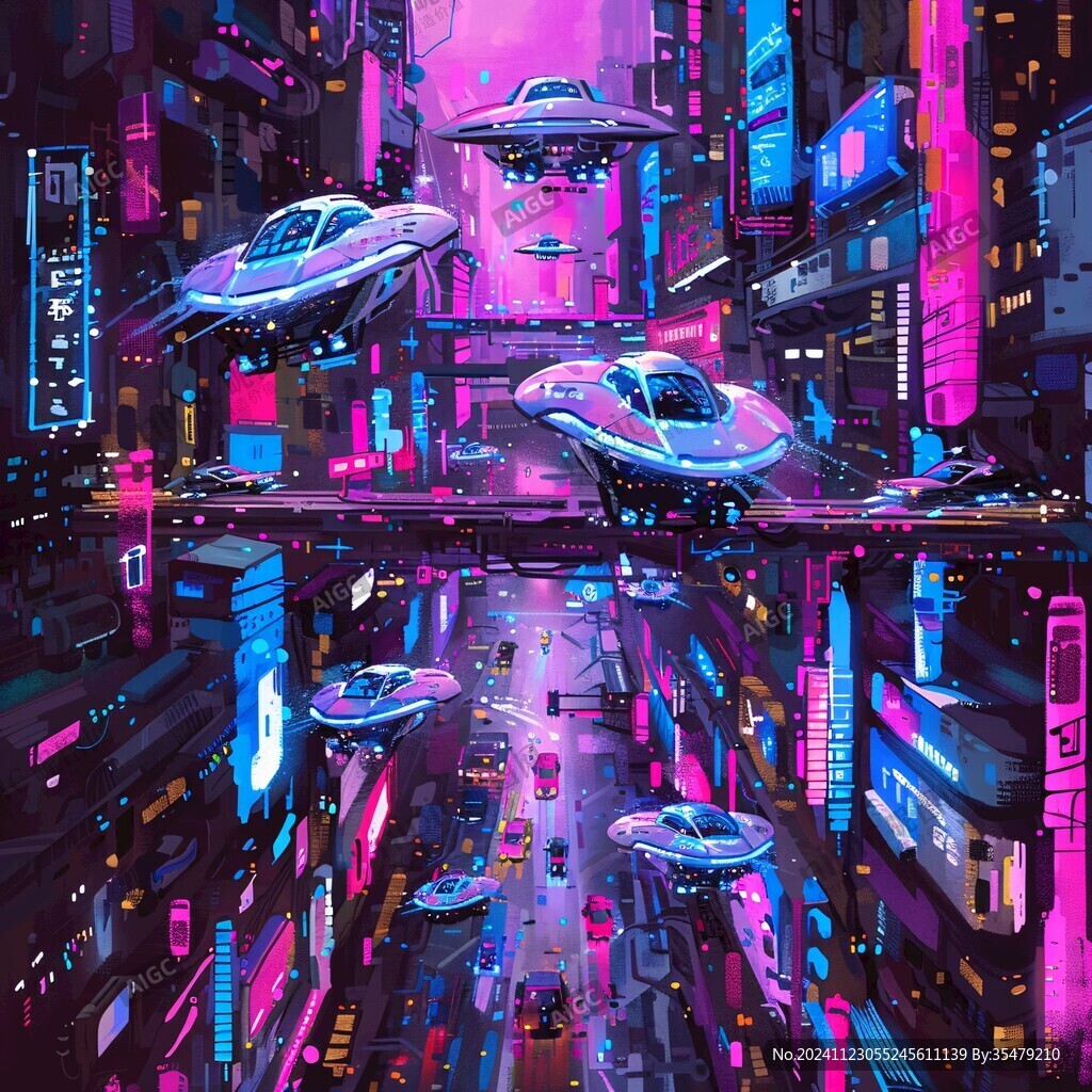 粉紅色的外星城市
