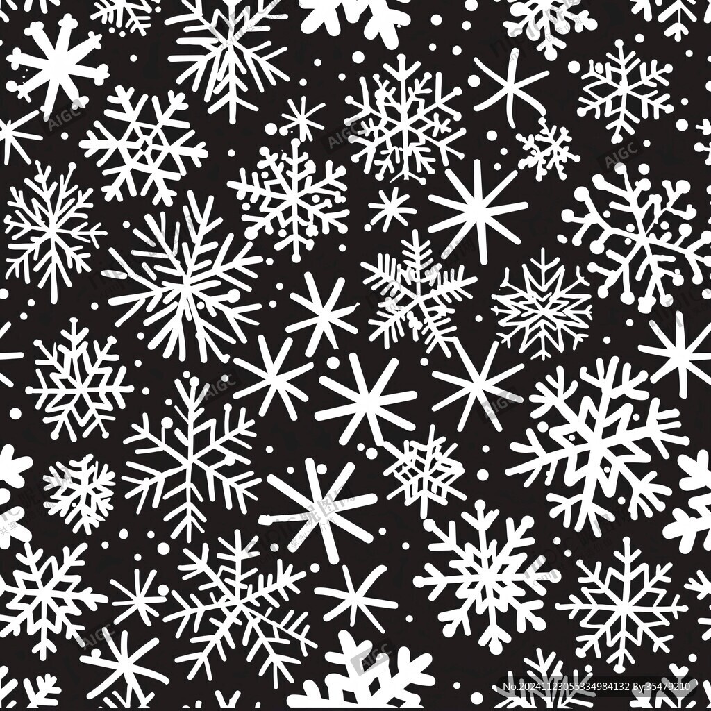 雪花底紋