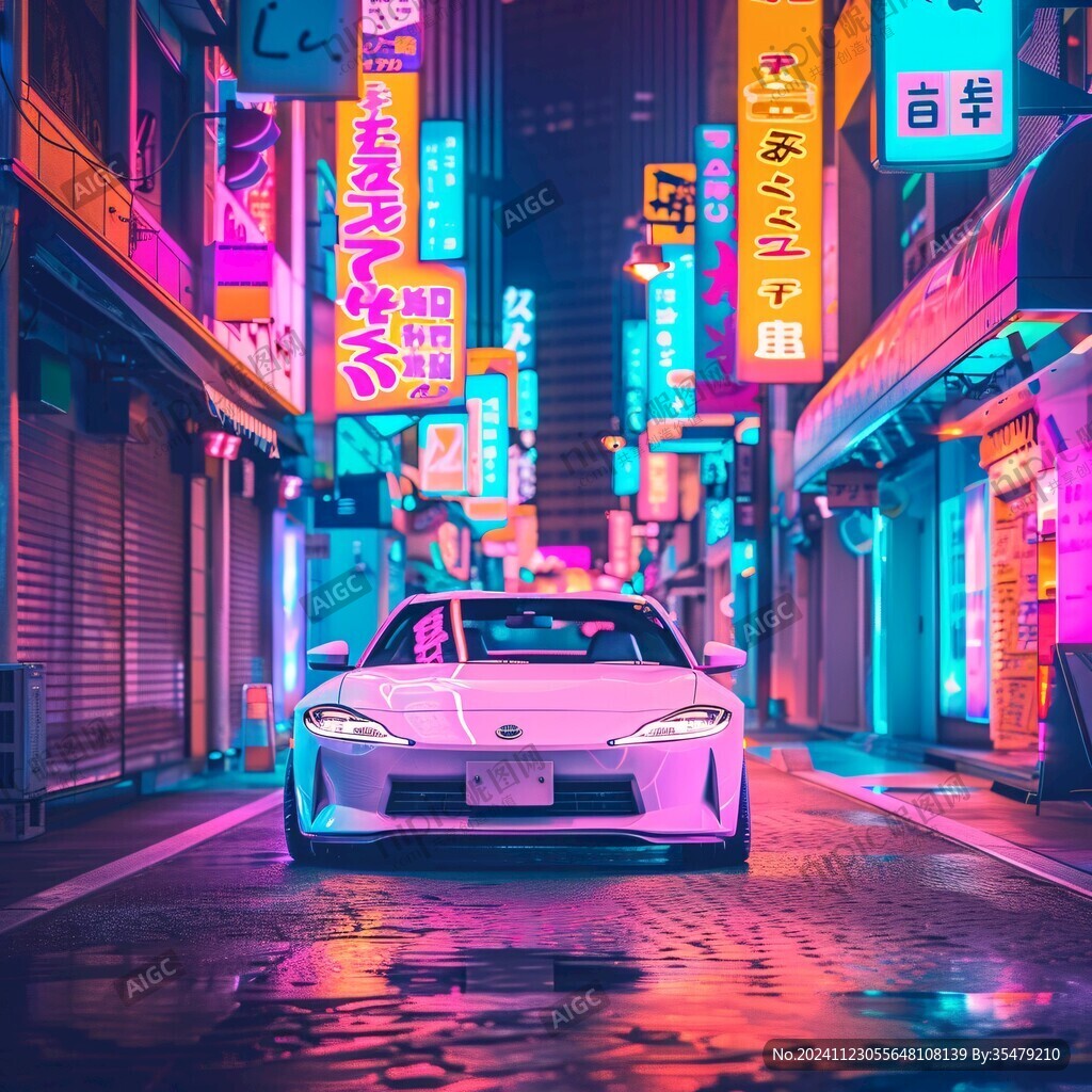 繁華街道汽車