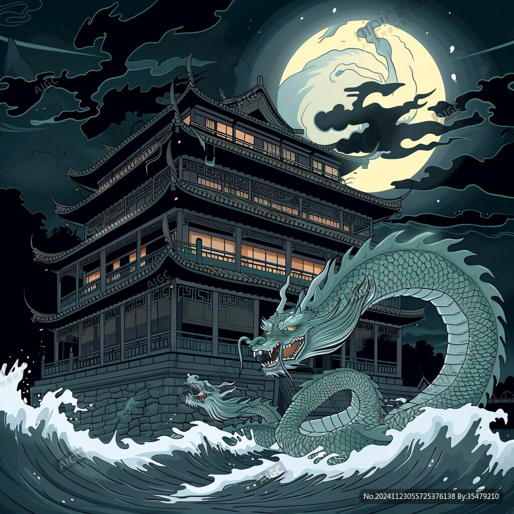 九天樓插畫