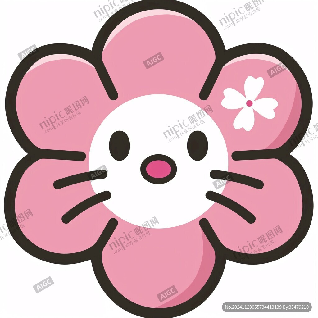 卡通櫻花logo