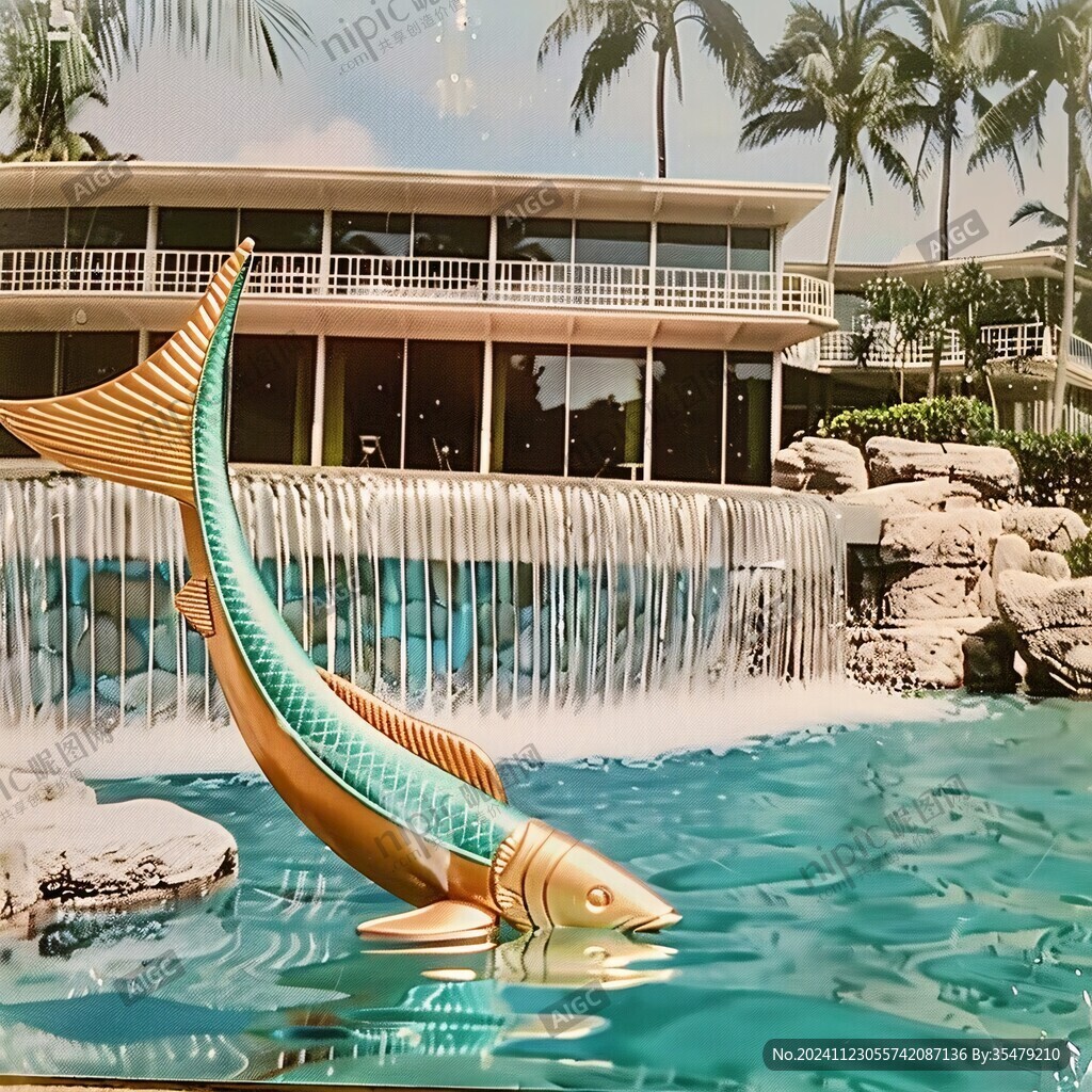 巨型帶魚(yú)雕塑