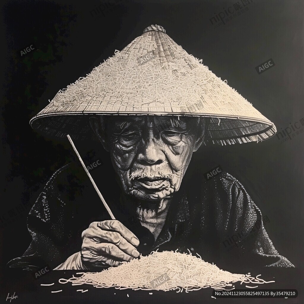 努力工作糧食系列作品