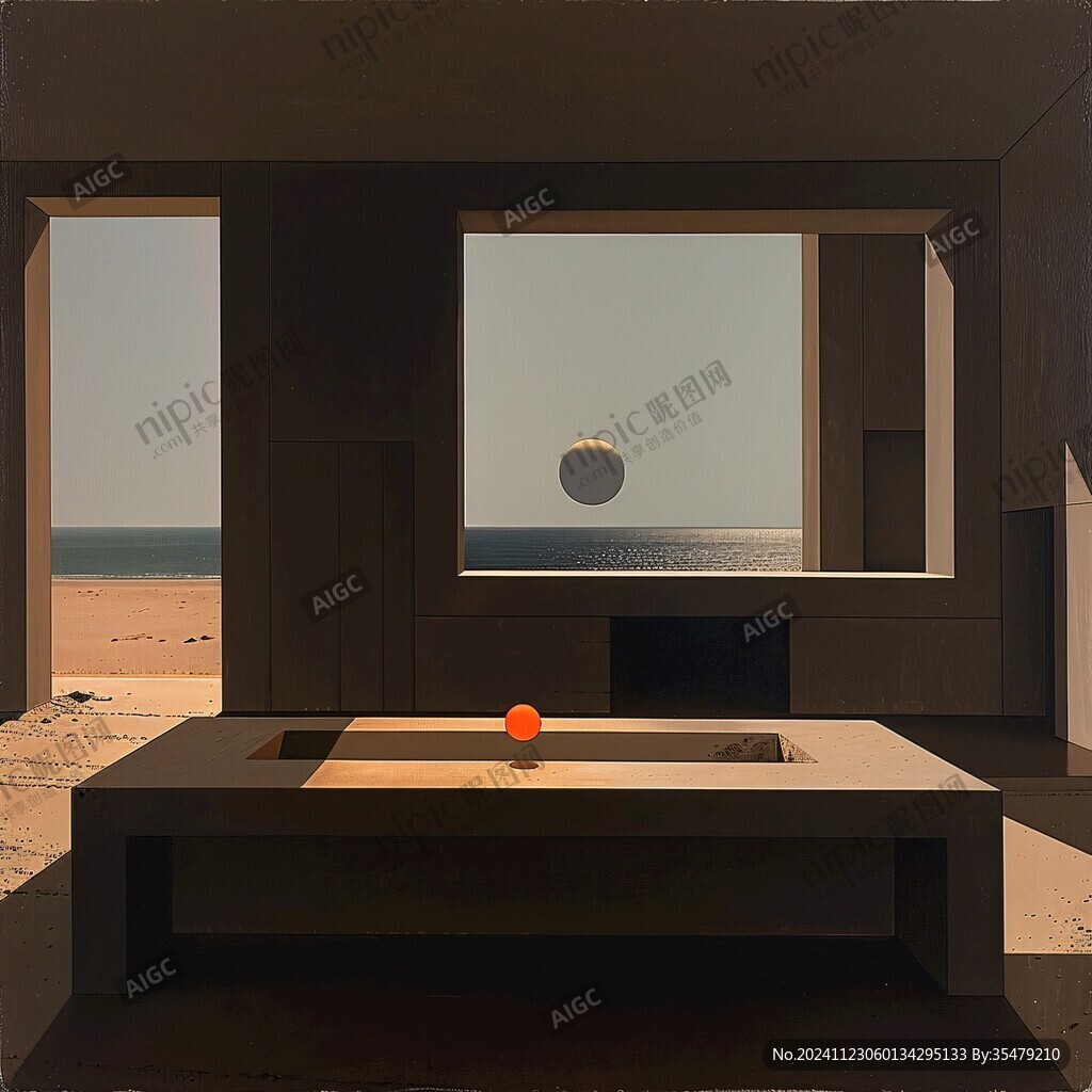 意式極簡場景