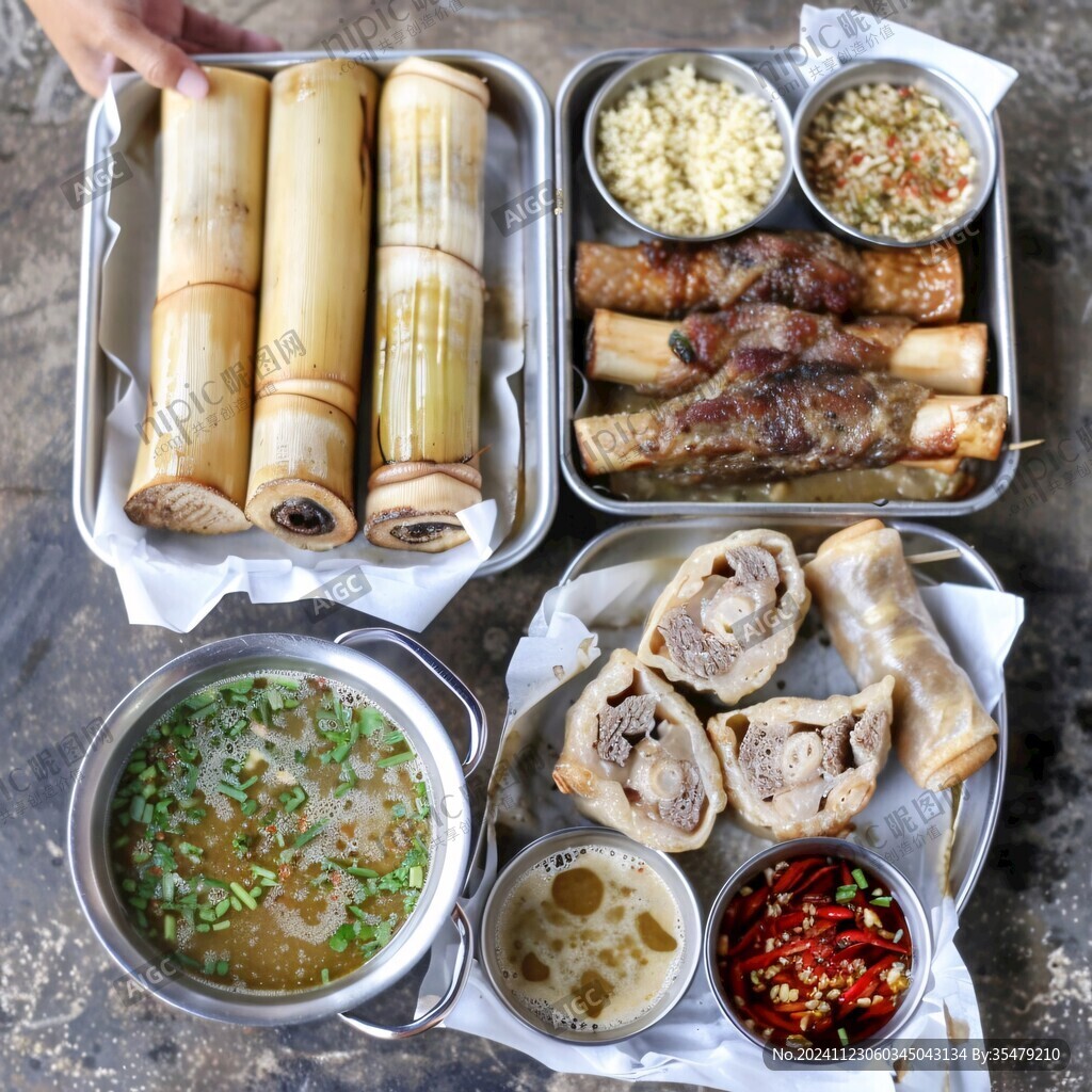 羌族臘味竹筒套餐