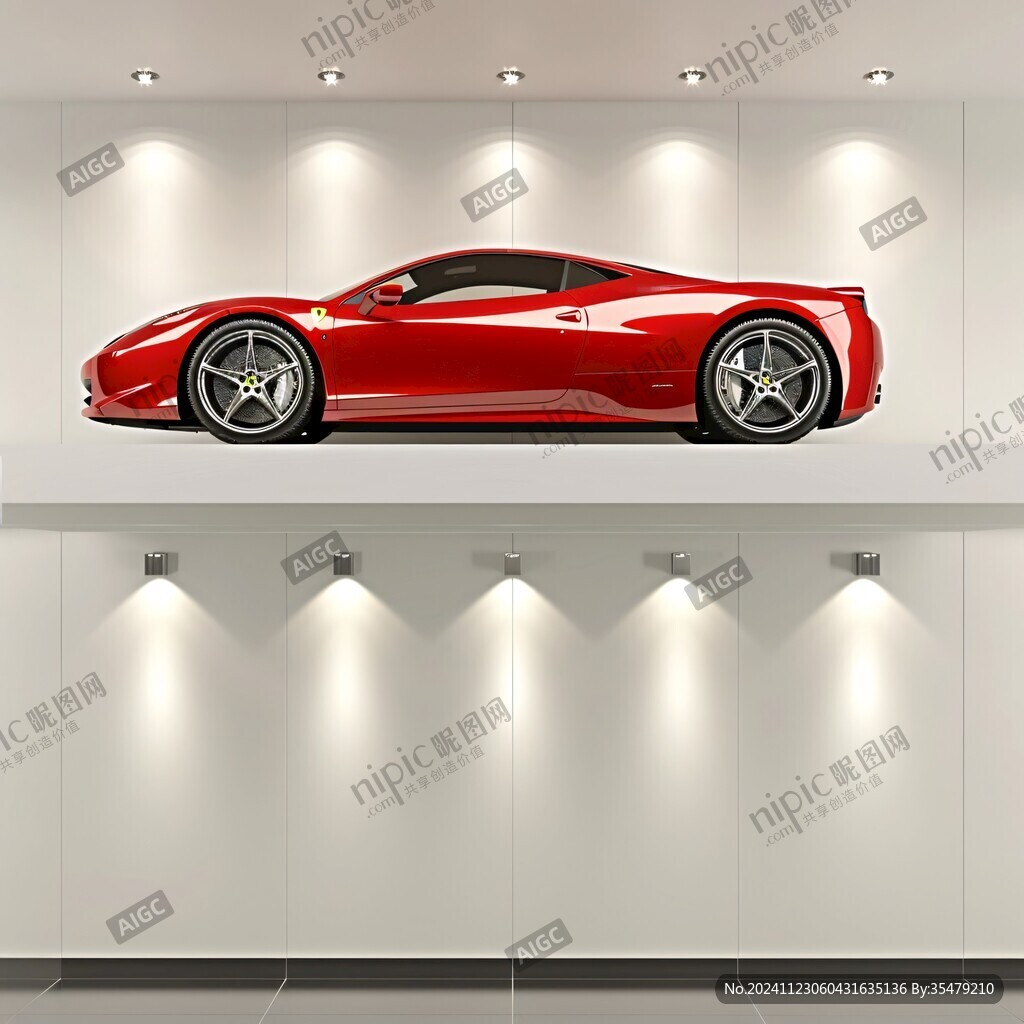 3d汽車墻