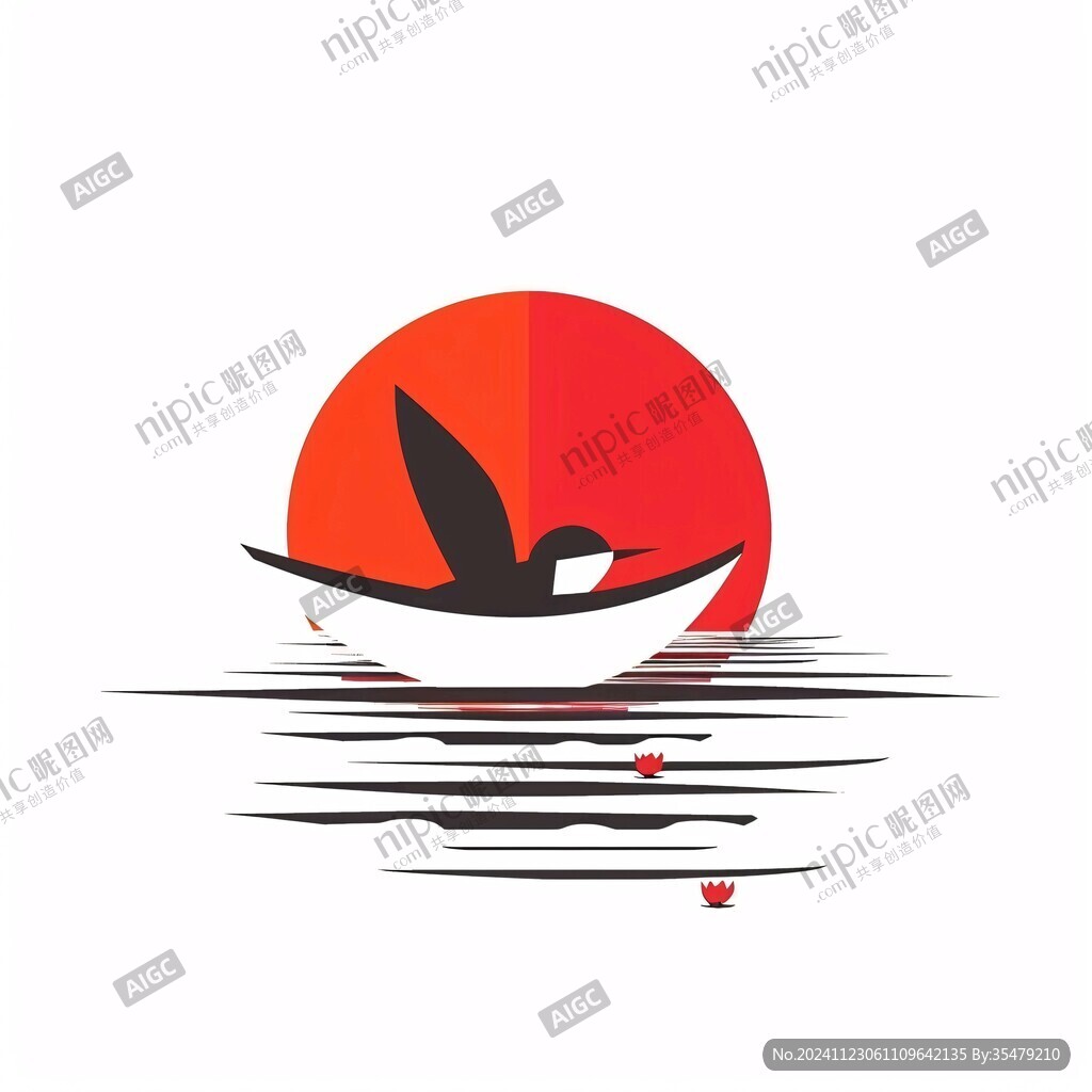 烏篷船標(biāo)志
