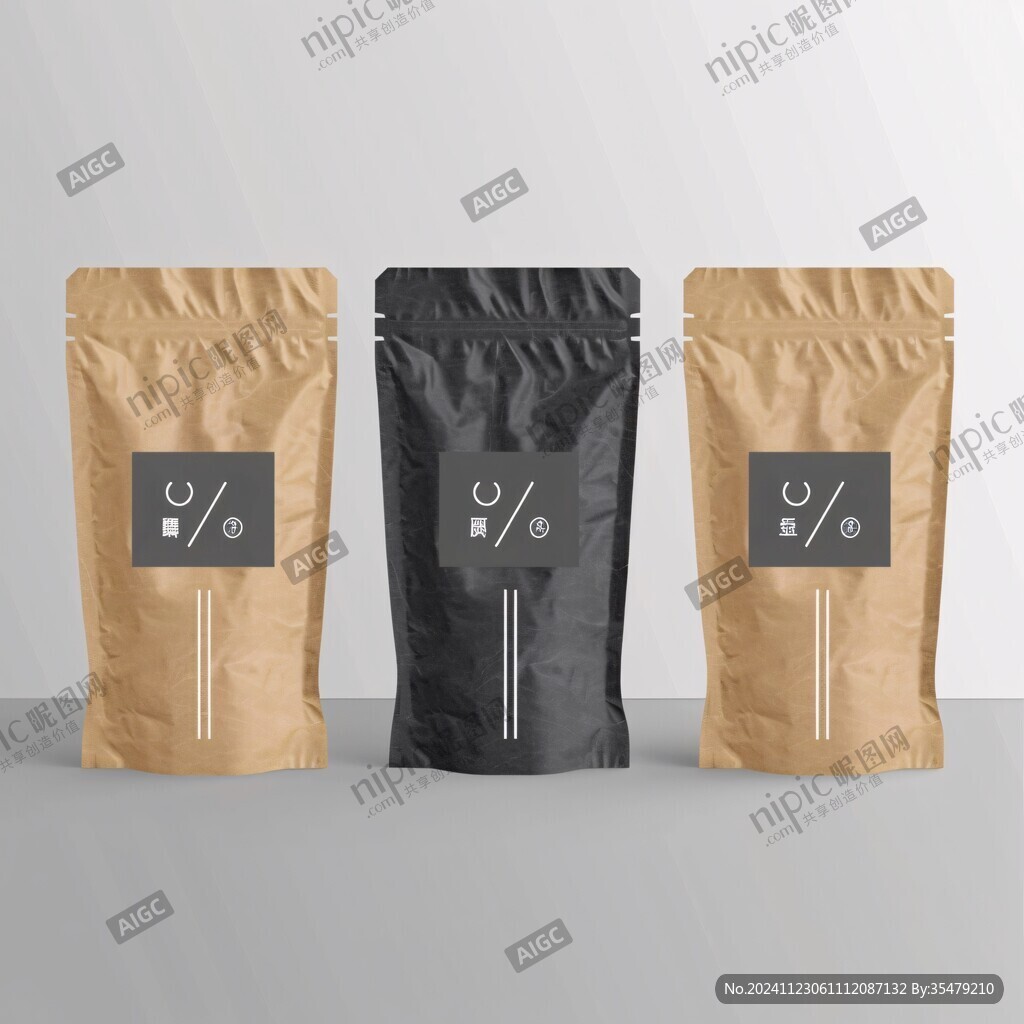 食品袋模型