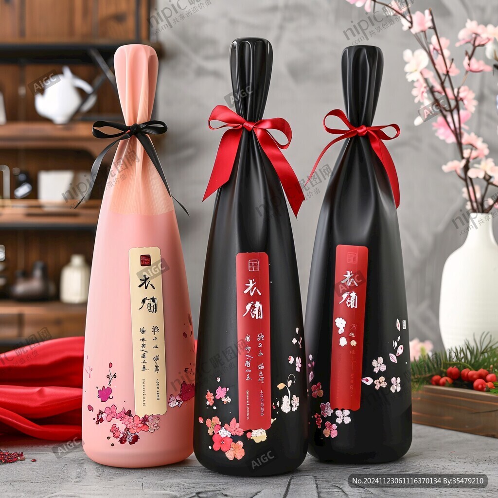 桃花酒包裝