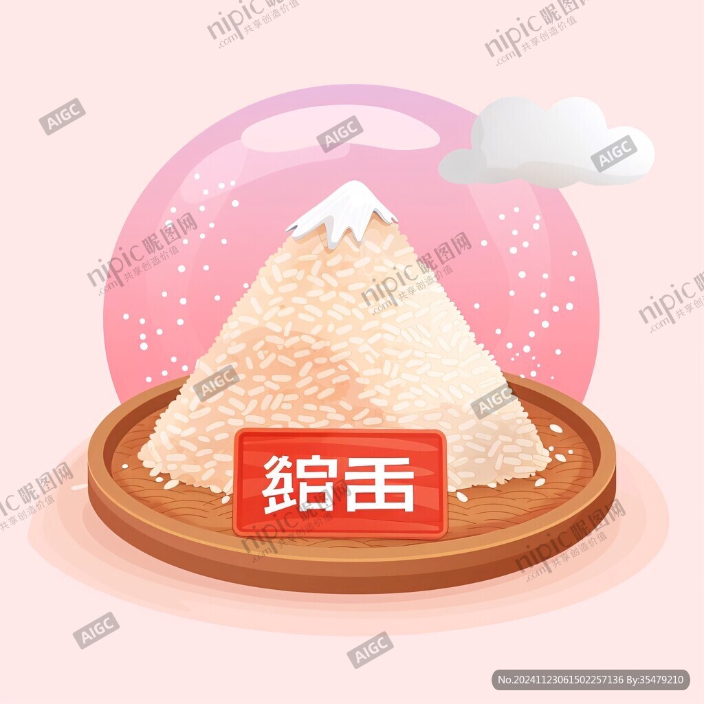 糯米糍插畫