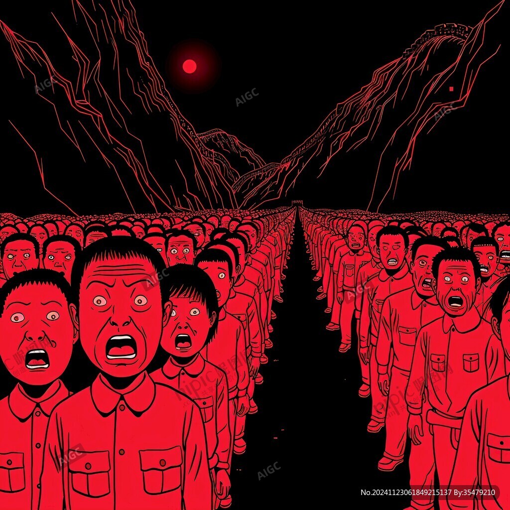 慌亂的人群