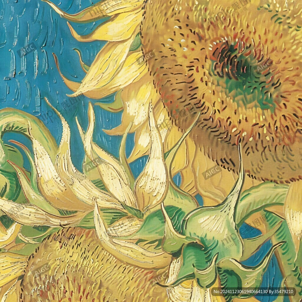 向日葵包裝插畫