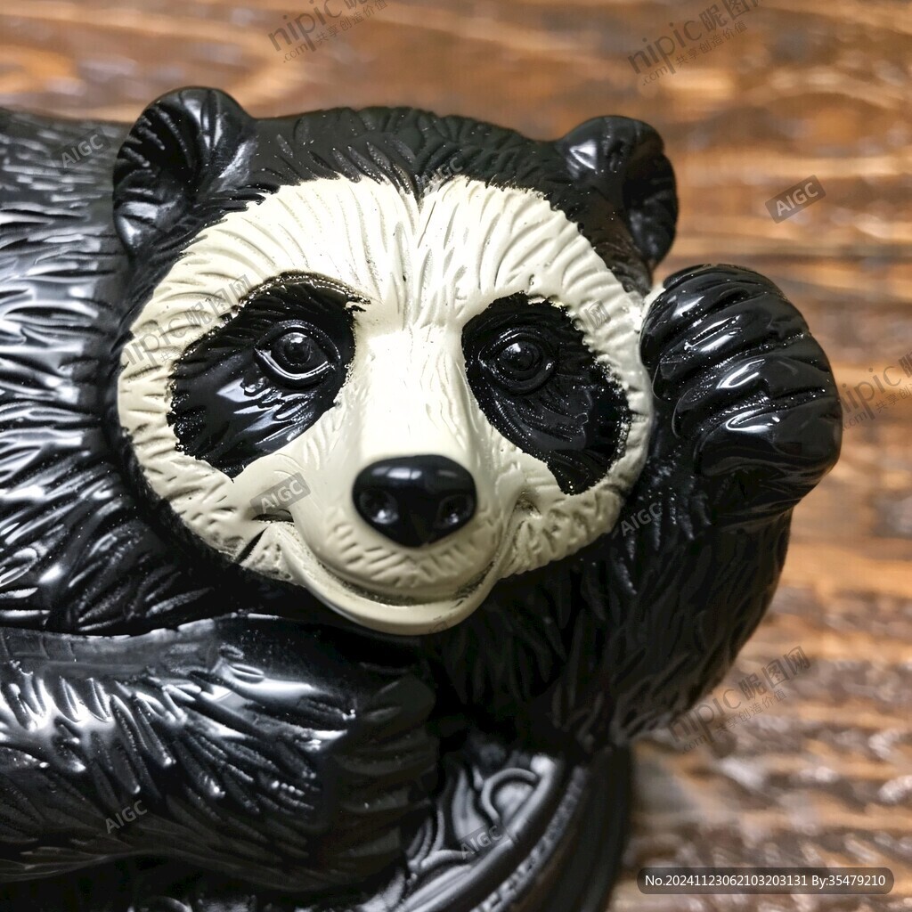 熊貓裝飾擺件