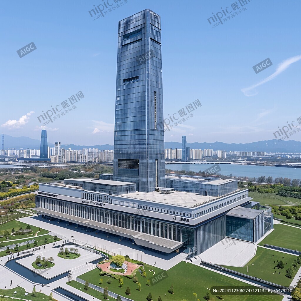 航拍地標會展中心