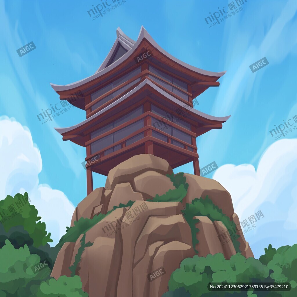 景區(qū)插畫