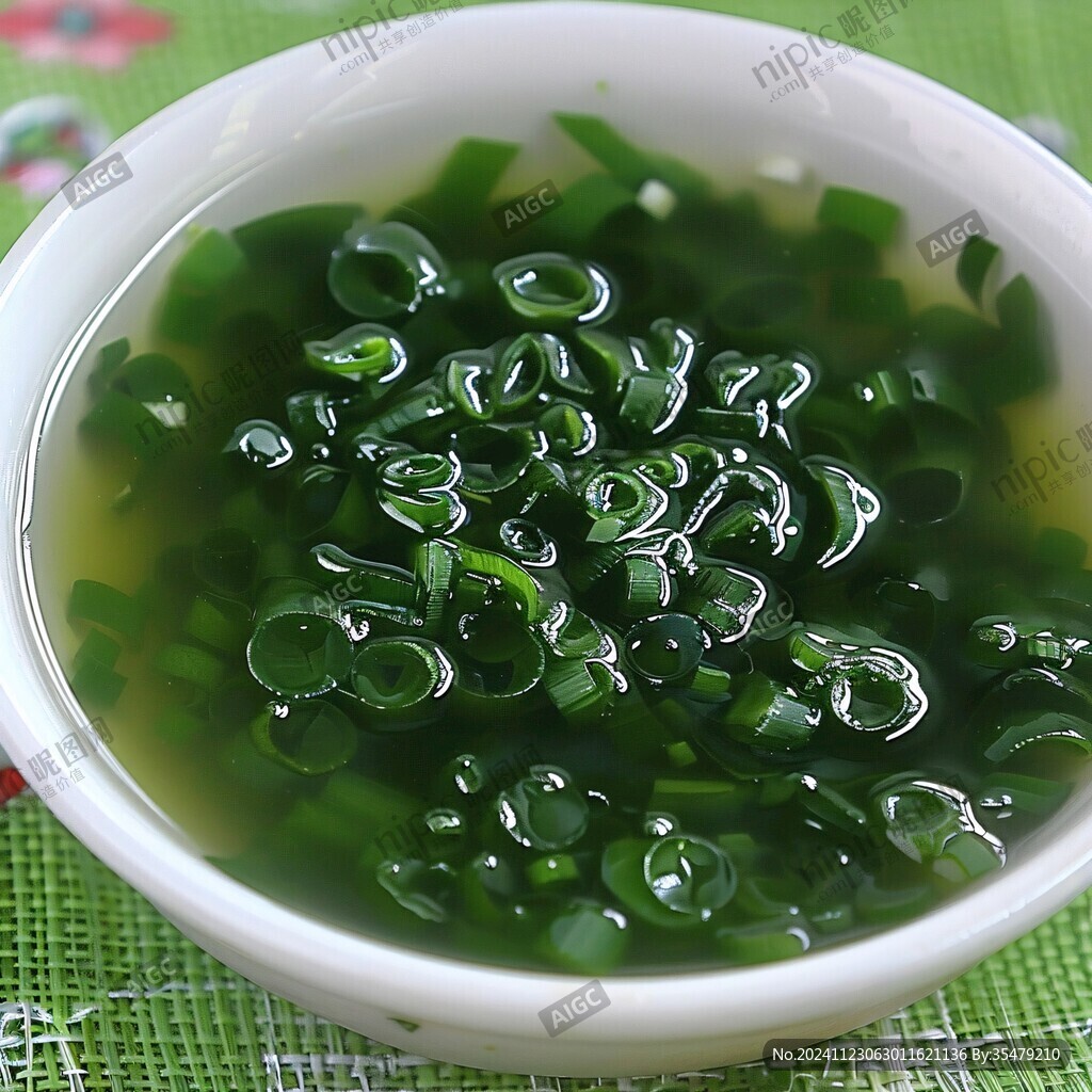 菠菜汁珍珠湯