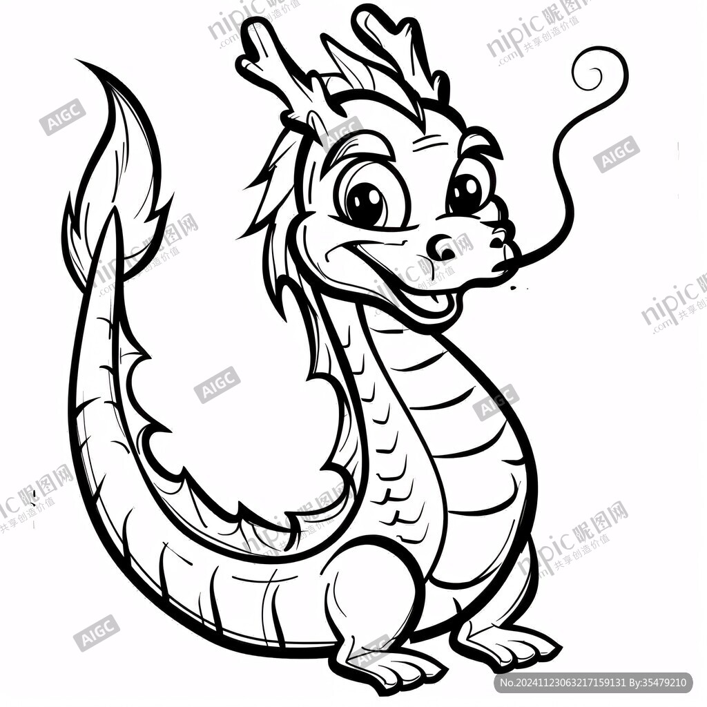 簡筆畫龍