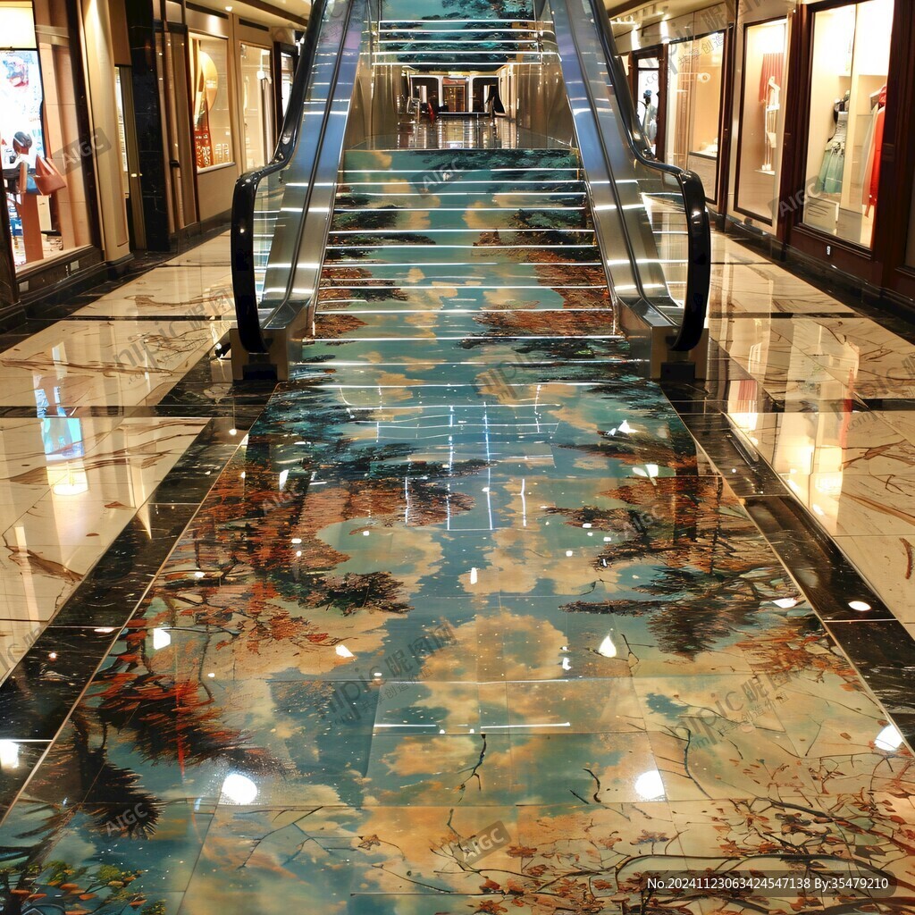 水墨漸變走道地毯