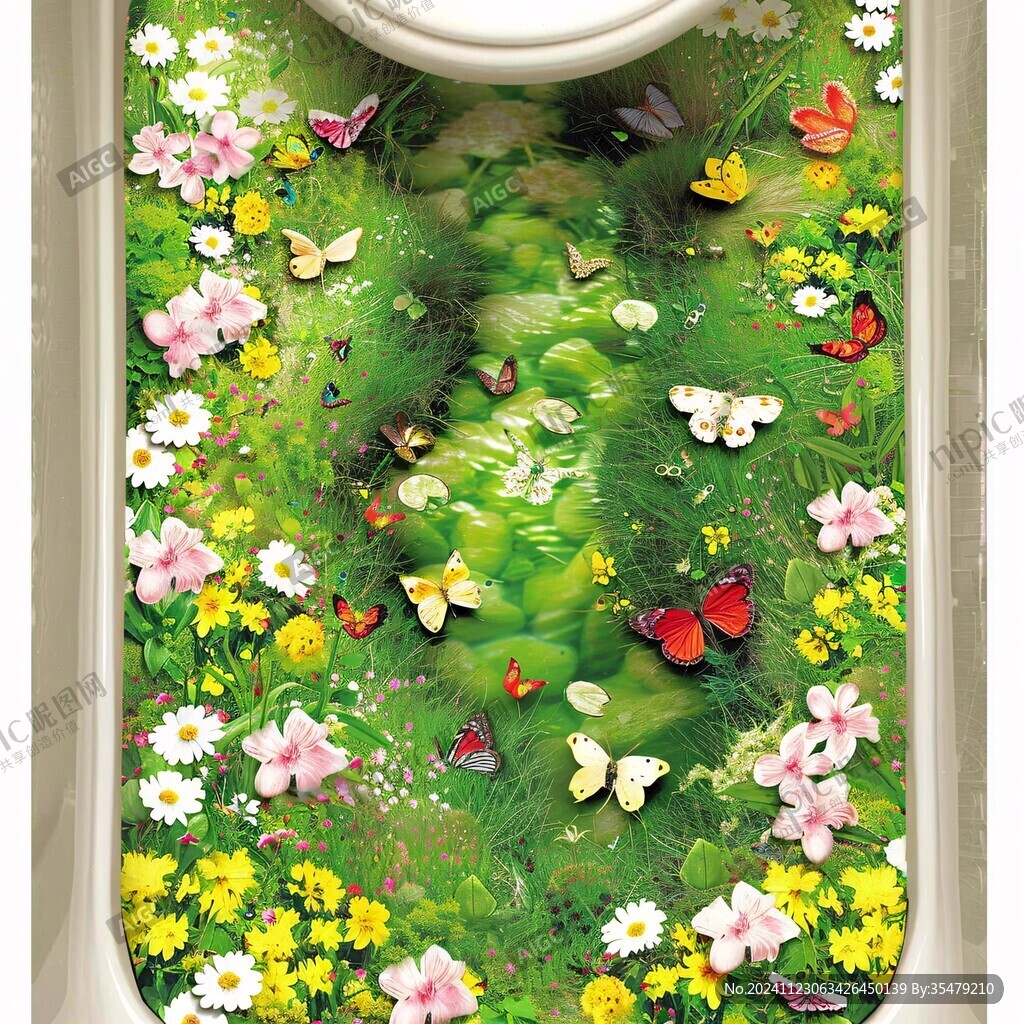 花圃與蝴蝶