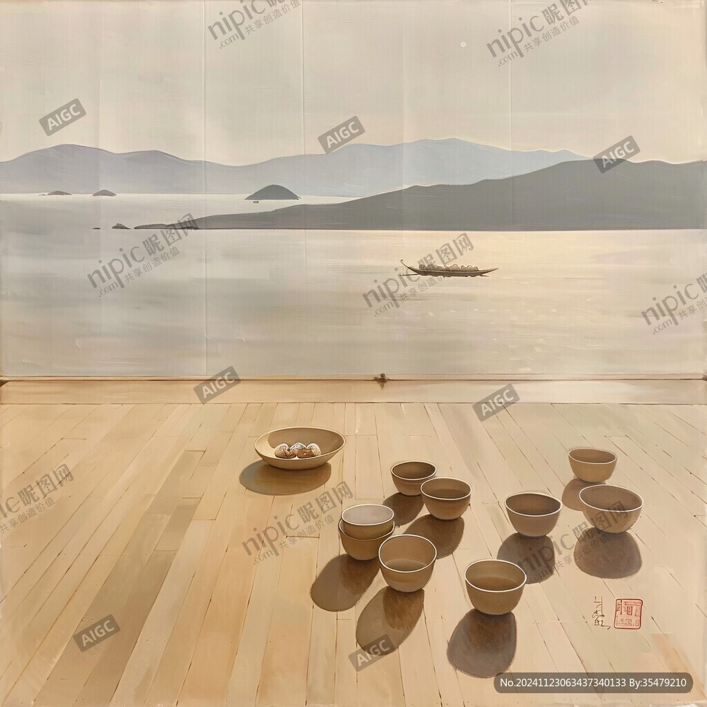 茶室壁畫