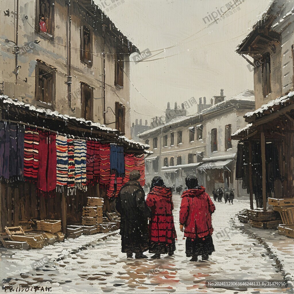 雪村油畫