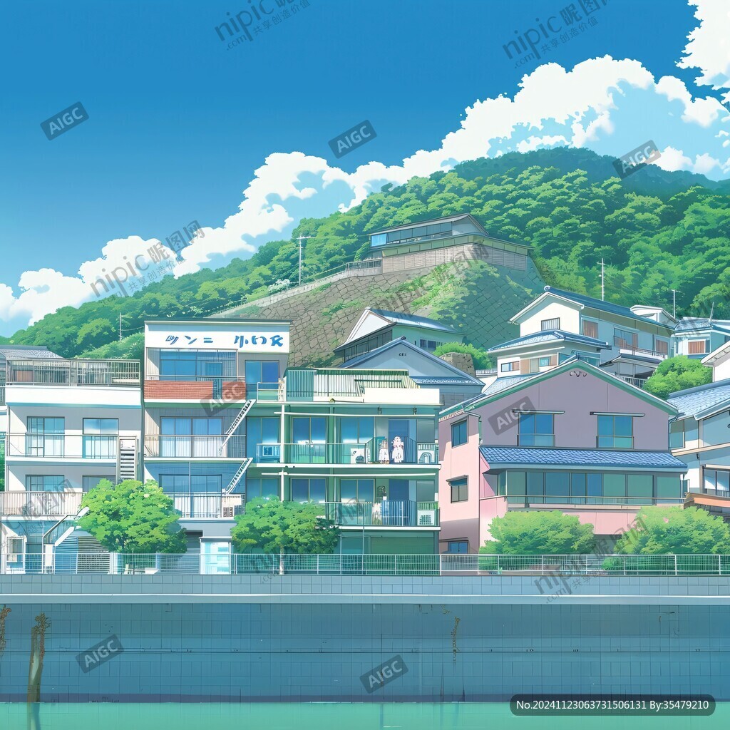 日系風(fēng)景插畫