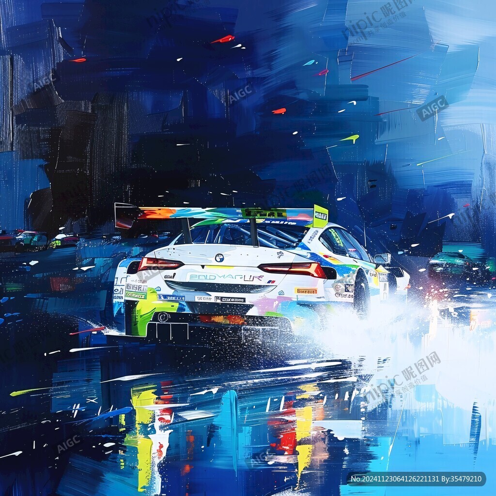 雨中的出租車