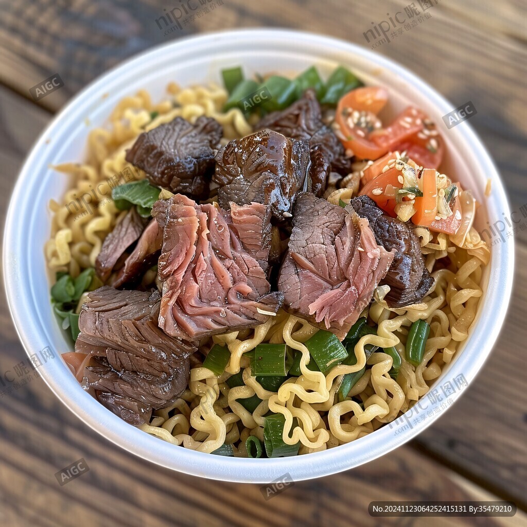 牛肉炆方便面