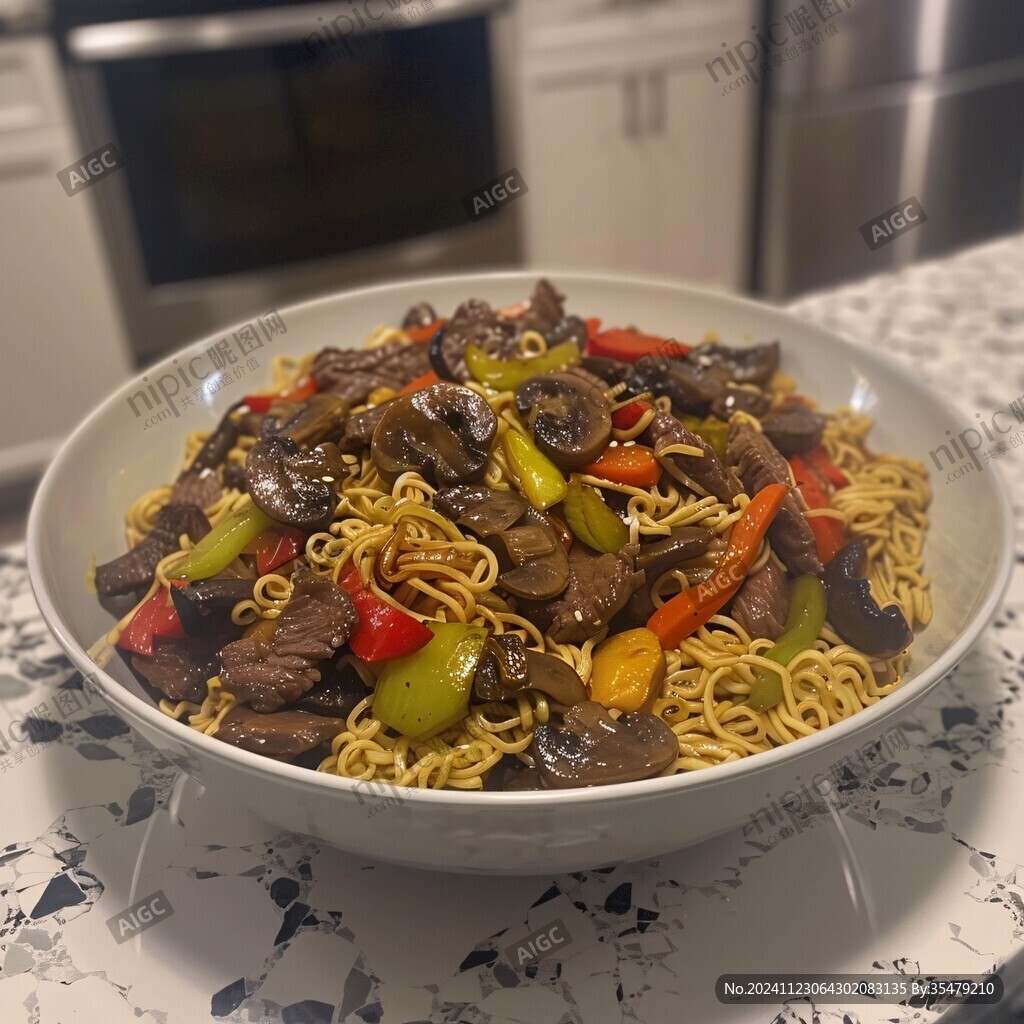黑椒牛肉炆方便面
