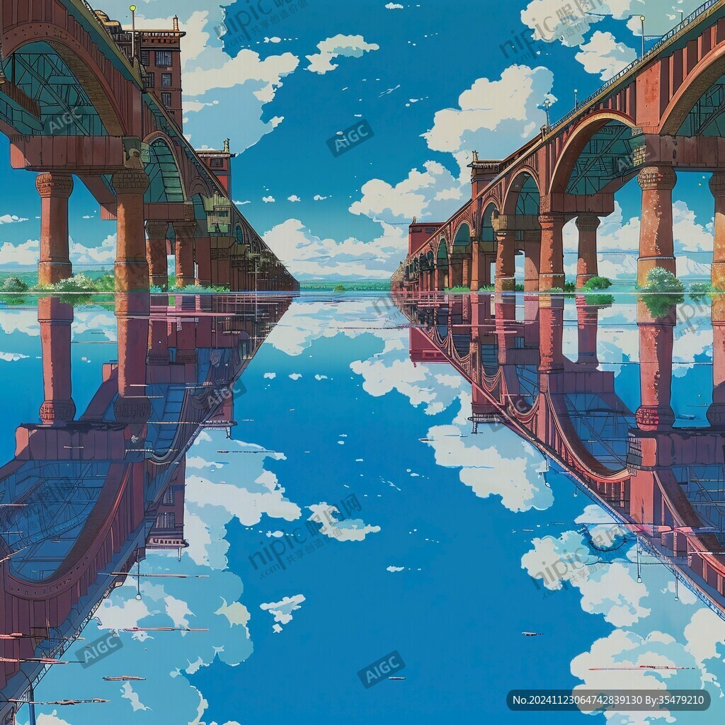 棧橋插畫