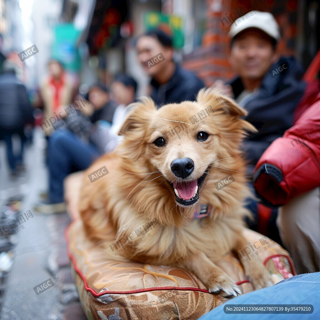 社火隊里的小狗