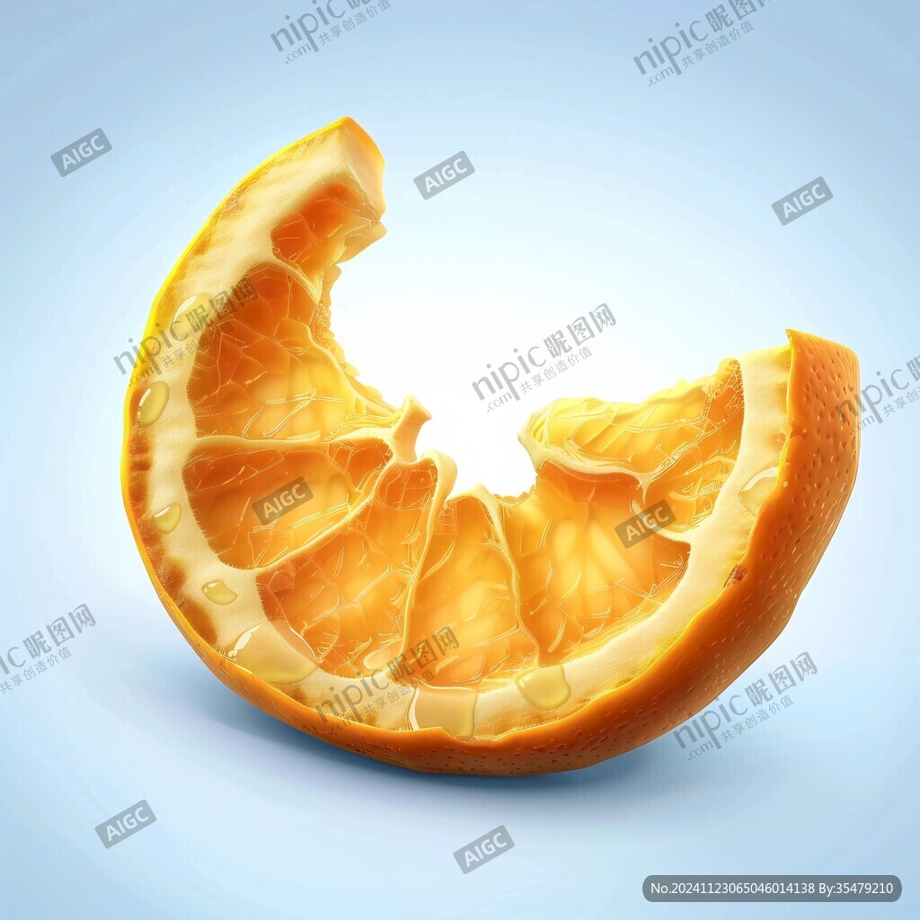 粑粑柑橫切面