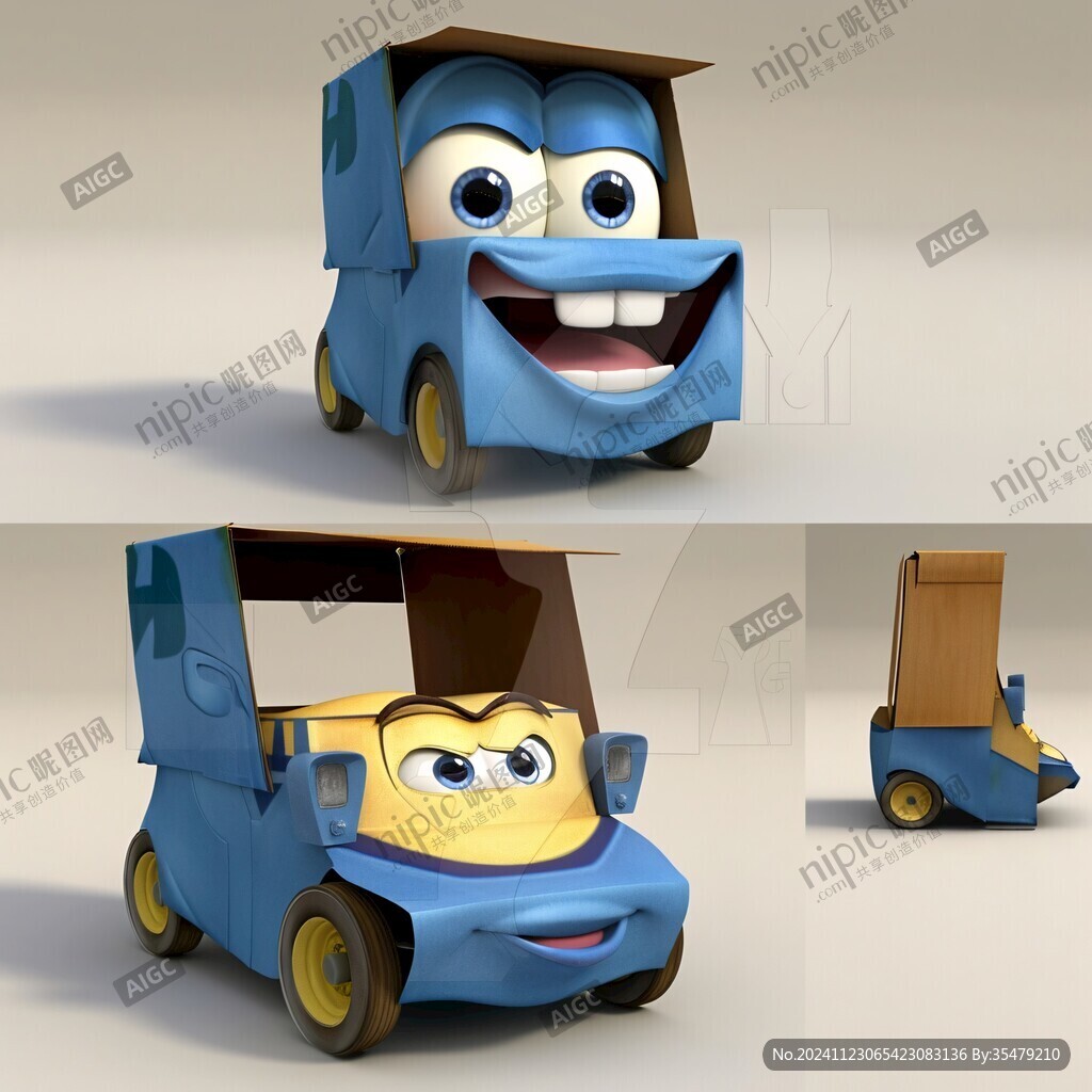 卡通汽車建模