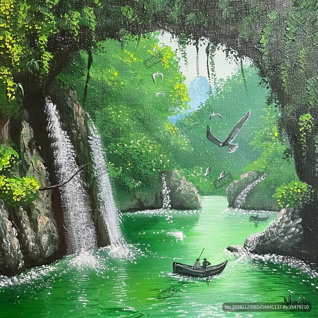 3d畫(huà)河流