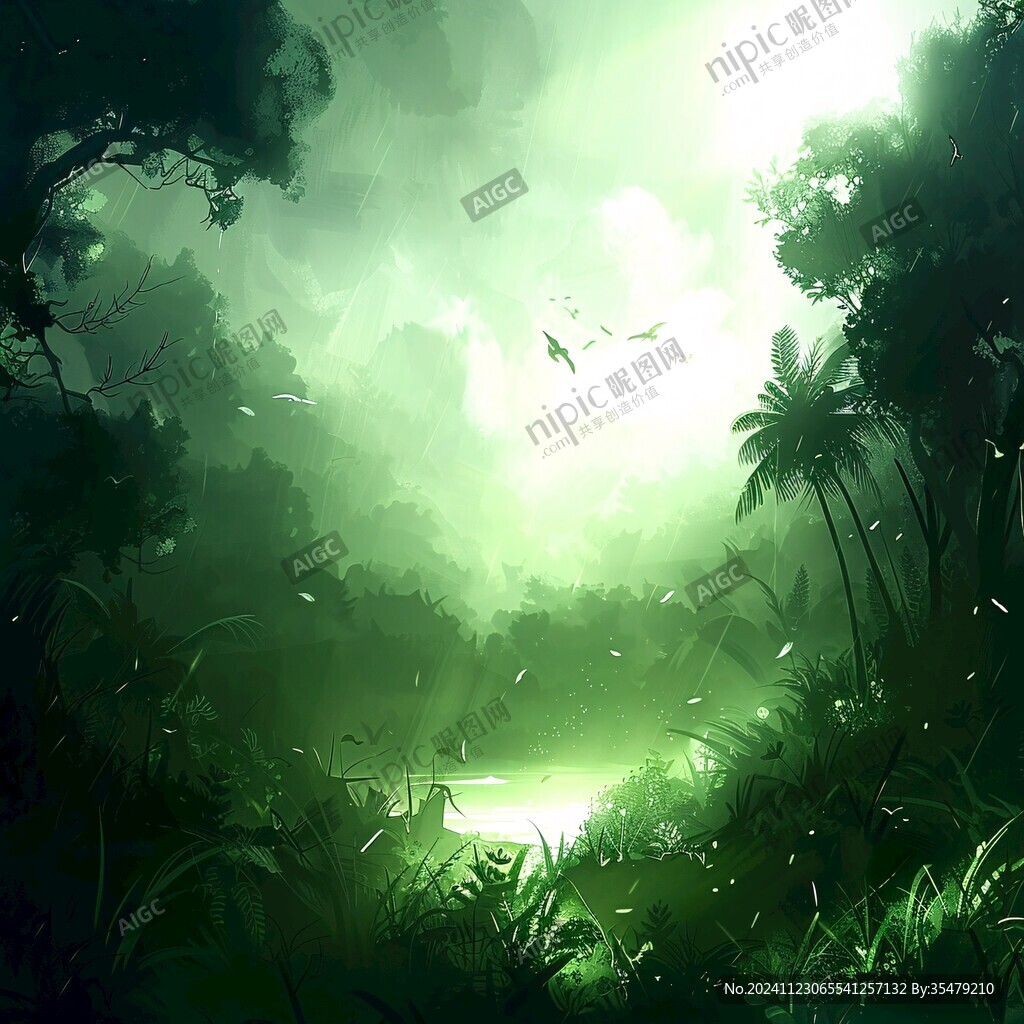夢(mèng)幻綠色叢林