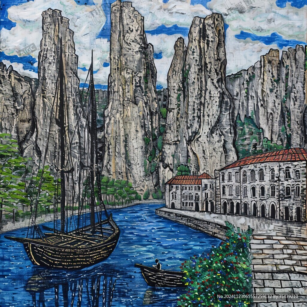 興坪古鎮(zhèn)油畫