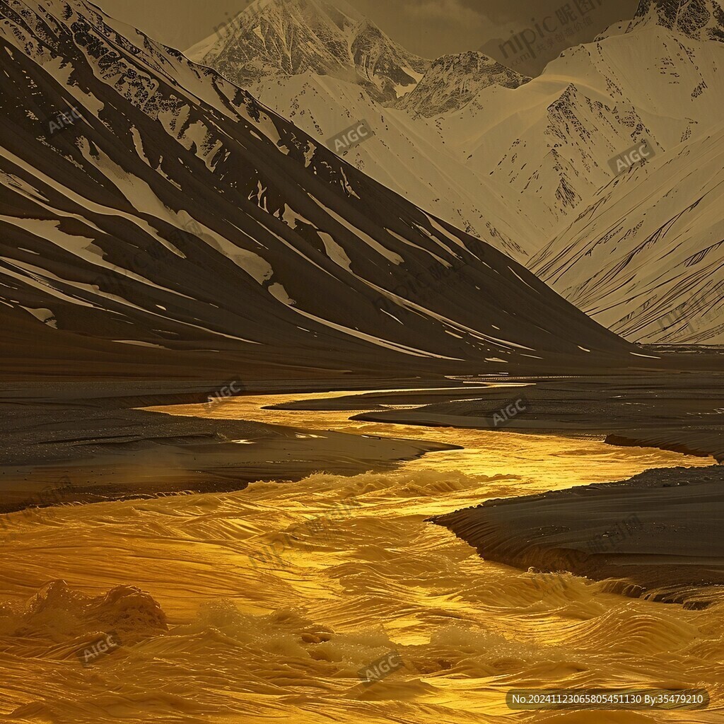 西北地區(qū)金色大氣背景